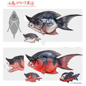 【画像】可愛いｗキガニアのラフ画・初期案だしが話題にｗｗｗｗｗｗｗｗ